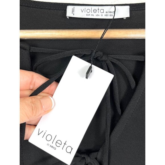 VIOLETA by MNG‎ Vestido knit stretchy dress sz XXL - Picture 3 of 11